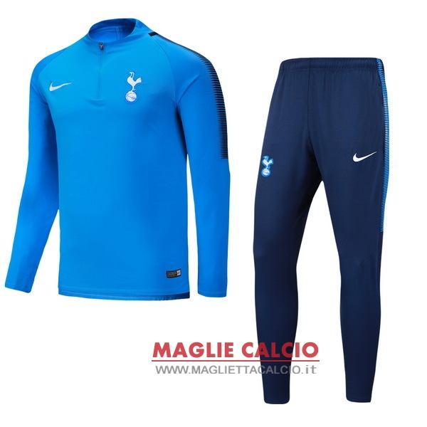 nuova tottenham hotspur insieme completo blu giacca 2017-2018