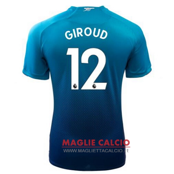 nuova maglietta arsenal 2017-2018 giroud 12 seconda