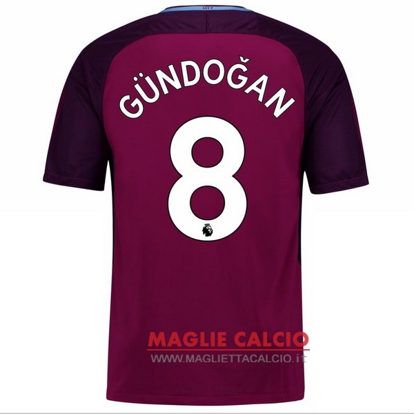 maglietta manchester city 2017-2018 gundogan 8 seconda