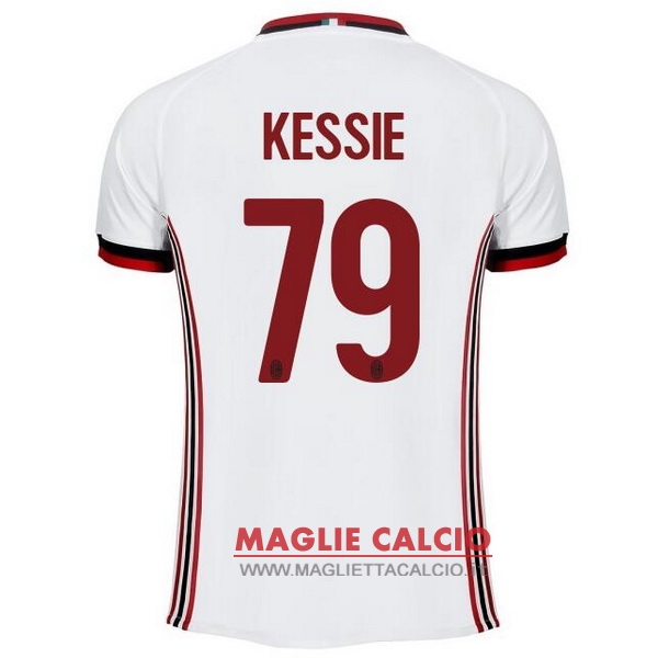 nuova maglietta ac milan 2017-2018 kessie 79 seconda