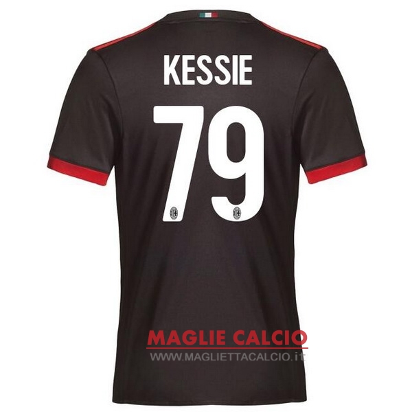 nuova maglietta ac milan 2017-2018 kessie 79 terza