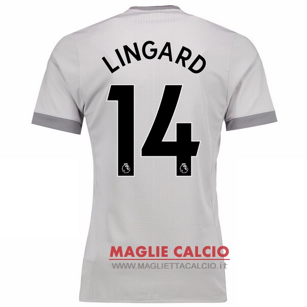 nuova maglietta manchester united 2017-2018 lingard 14 terza