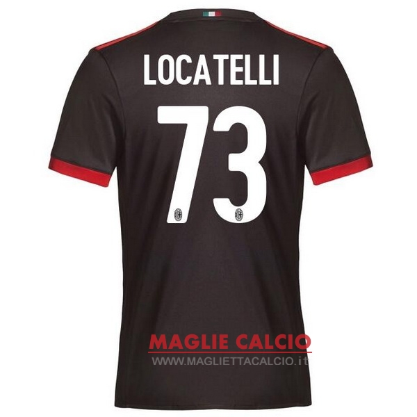 nuova maglietta ac milan 2017-2018 locatelli 73 terza