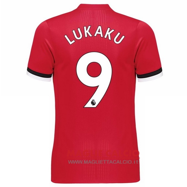 nuova maglietta manchester united 2017-2018 lukaku 9 prima