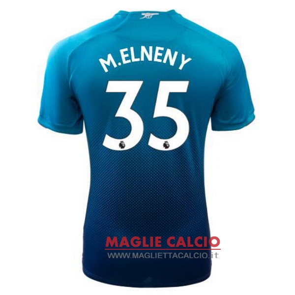 nuova maglietta arsenal 2017-2018 m.elneny 35 seconda