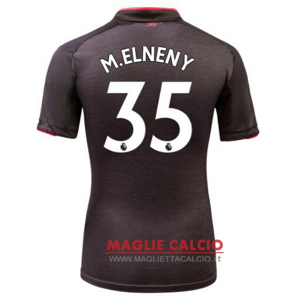 nuova maglietta arsenal 2017-2018 m.elneny 35 terza