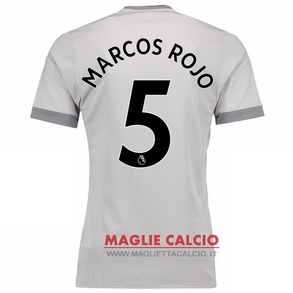 nuova maglietta manchester united 2017-2018 marcos rojo 5 terza