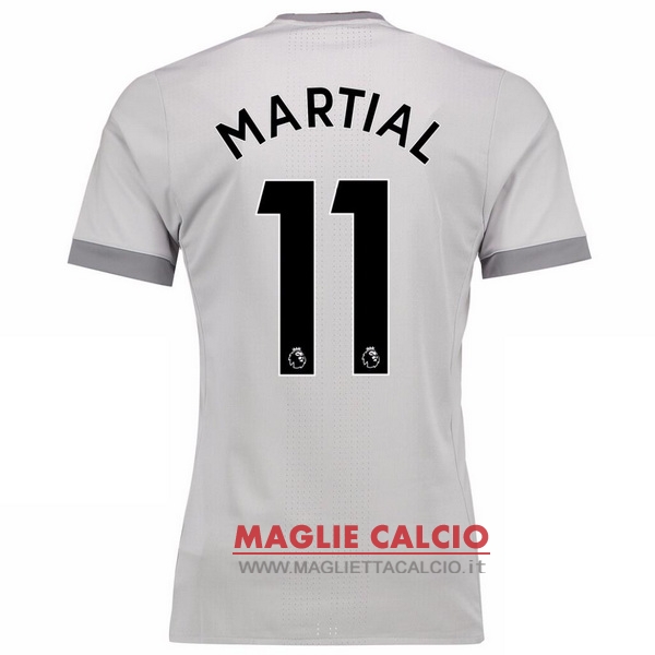 nuova maglietta manchester united 2017-2018 martial 11 terza