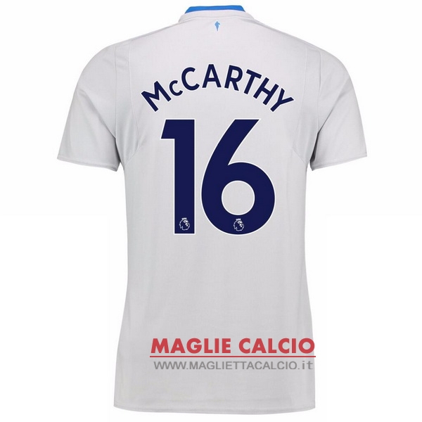 nuova maglietta everton 2017-2018 mccarthy 16 seconda