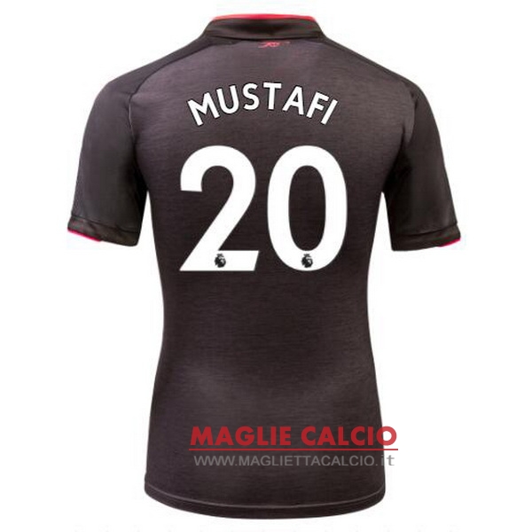 nuova maglietta arsenal 2017-2018 mustafi 20 terza