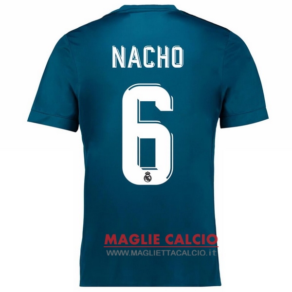 maglietta real madrid 2017-2018 nacho 6 terza