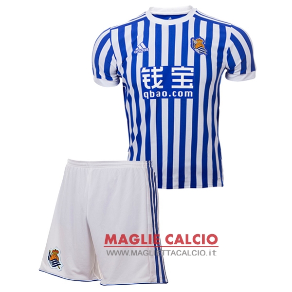 nuova prima magliette real sociedad bambino 2017-2018