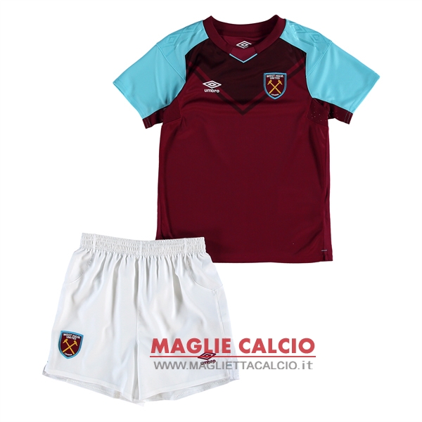 nuova prima magliette west ham bambino 2017-2018