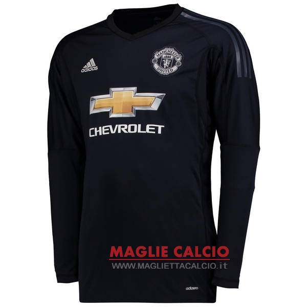 nuova portiere divisione prima magliette manica lunga manchester united 2017-2018