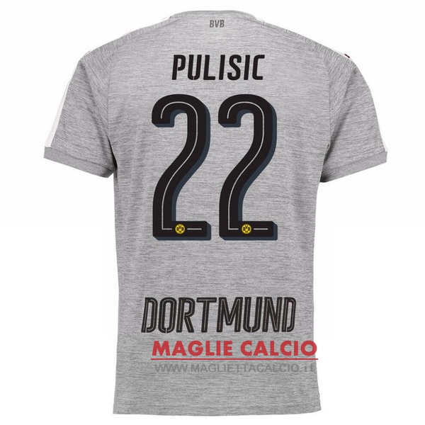 maglietta borussia dortmund 2017-2018 pulisic 22 terza