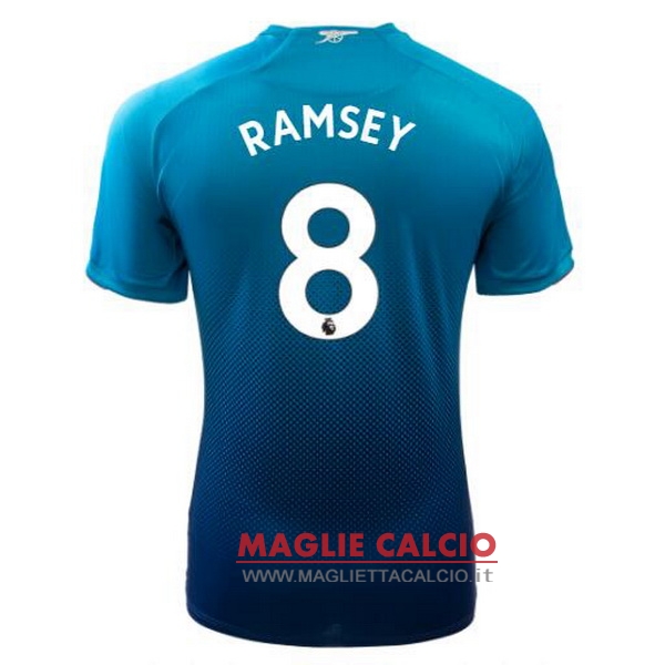nuova maglietta arsenal 2017-2018 ramsey 8 seconda