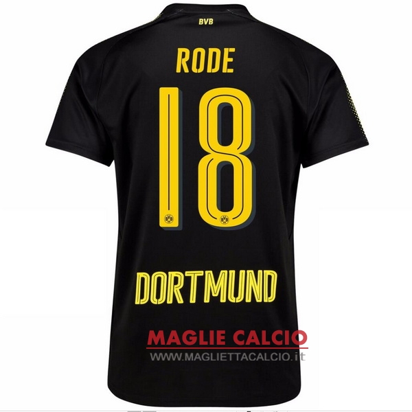 maglietta borussia dortmund 2017-2018 rode 18 seconda