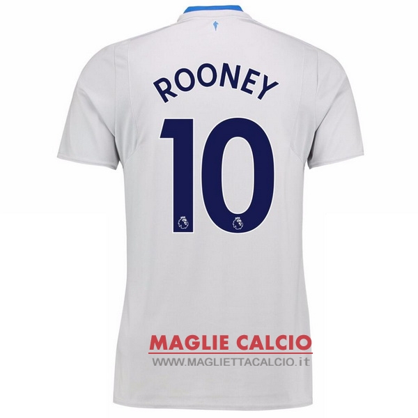 nuova maglietta everton 2017-2018 rooney 10 seconda