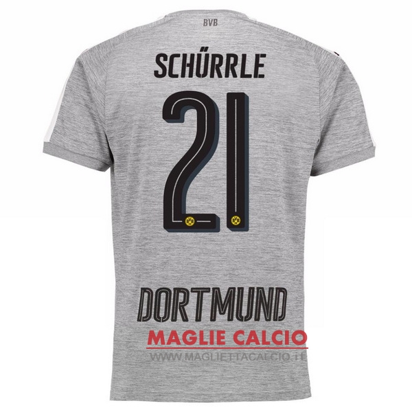 maglietta borussia dortmund 2017-2018 schurrle 21 terza