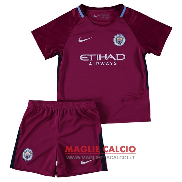 nuova seconda magliette manchester city bambino 2017-2018