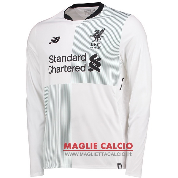 nuova seconda divisione magliette manica lunga liverpool 2017-2018