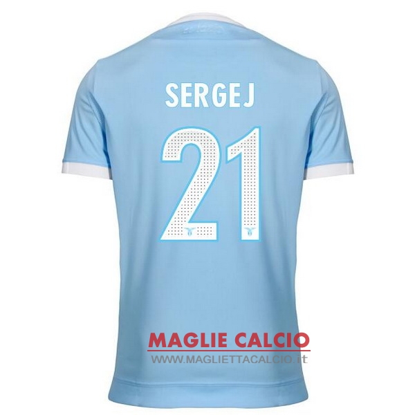 nuova maglietta lazio 2017-2018 sergej 21 prima