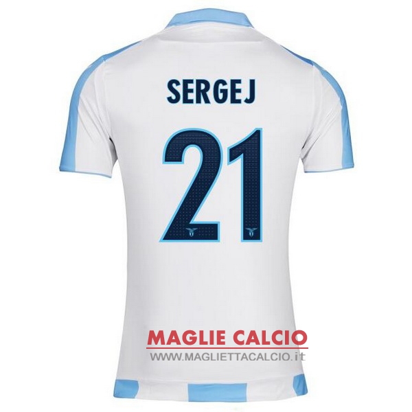 nuova maglietta lazio 2017-2018 sergej 21 seconda