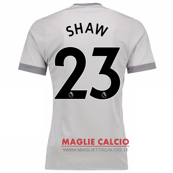 nuova maglietta manchester united 2017-2018 shaw 23 terza