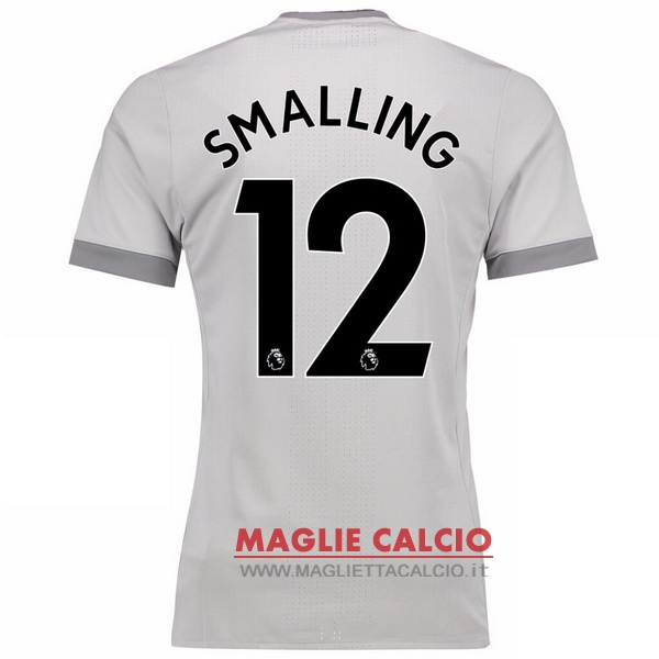 nuova maglietta manchester united 2017-2018 smalling 12 terza