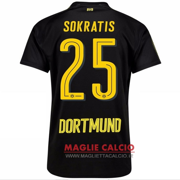 maglietta borussia dortmund 2017-2018 sokratis 25 seconda