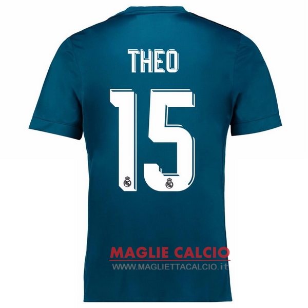 maglietta real madrid 2017-2018 theo 15 terza