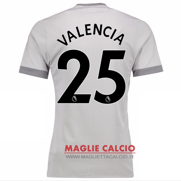nuova maglietta manchester united 2017-2018 valencia 25 terza