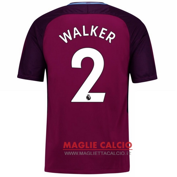 maglietta manchester city 2017-2018 walker 2 seconda