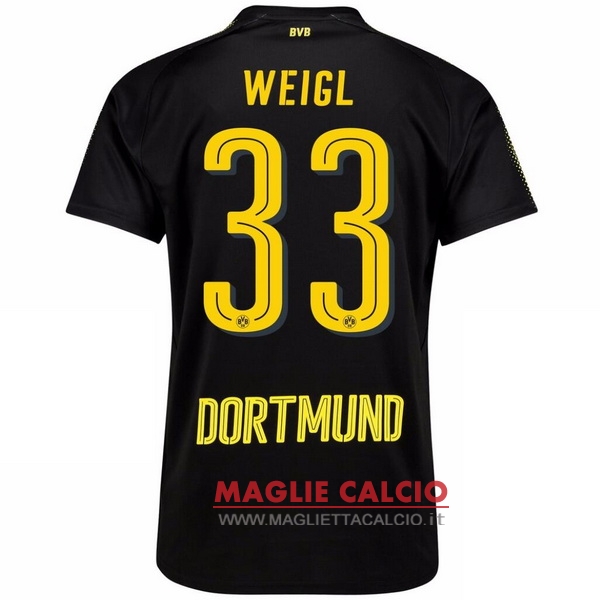 maglietta borussia dortmund 2017-2018 weigl 33 seconda