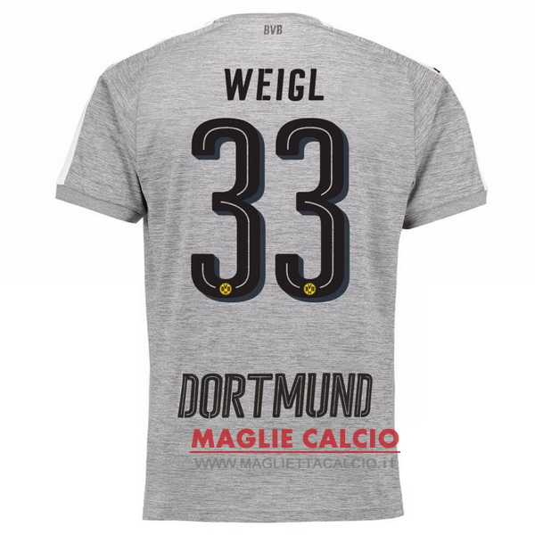 maglietta borussia dortmund 2017-2018 weigl 33 terza