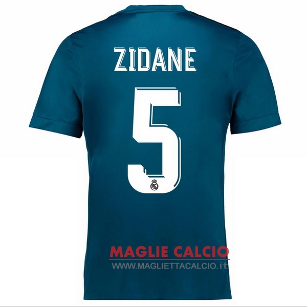 maglietta real madrid 2017-2018 zidane 5 terza